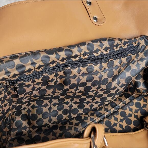 NWOT Barr + Barr Black & Brown Oversized Satchel Tote - Picture 9 of 11